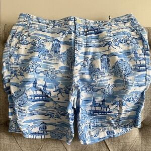 Vineyard Vines Linen Kentucky Derby Shorts 32